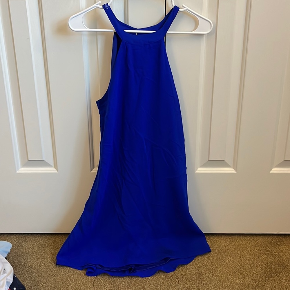 Charlotte Russe cocktail dress, vibrant blue, size M